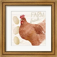 Framed Life on the Farm Chicken II