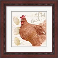 Framed Life on the Farm Chicken II