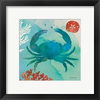 Framed 'Under the Sea III' border=