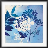 Framed Blue Sky Garden I