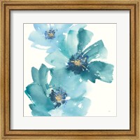 Framed Teal Cosmos IV