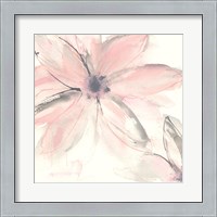 Framed Blush Clematis II