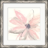 Framed 'Blush Clematis I' border=