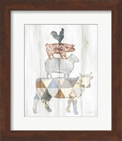 Framed Farm Family I