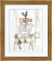 Framed Farm Family I