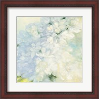 Framed White Lilacs Bright