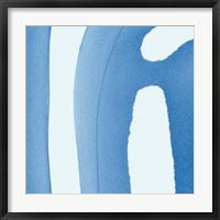Framed Batik Blue IV