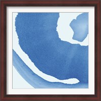 Framed 'Batik Blue III' border=