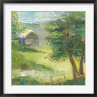 Framed Gray Barn