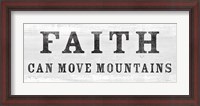 Framed Signs of Faith VI