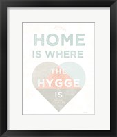 Cozy Hygge I Dark Framed Print