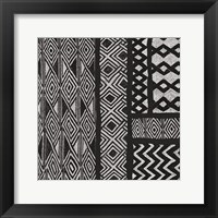 Kuba Abstract II BW Framed Print