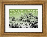 Framed Ombre Adventure V Brave Heart