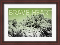 Framed Ombre Adventure V Brave Heart