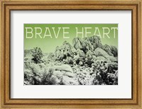 Framed Ombre Adventure V Brave Heart