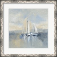 Framed Morning Sail I Blue