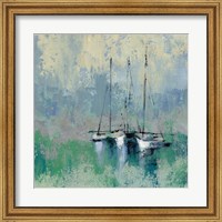 Framed Boats in the Harbor II