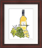 Framed Wine Time IV Chardonnay