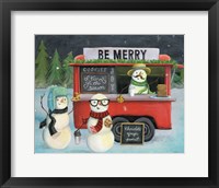 Christmas on Wheels III Light Framed Print