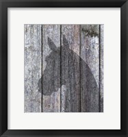 Framed Horse Shadow