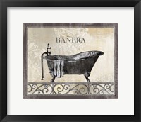 Framed 'Bath Silhouette III' border=