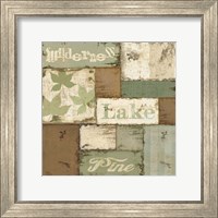 Framed 'Inspirational Patchwork V' border=