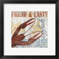 Framed 'Seafood III' border=