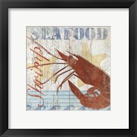 Framed 'Seafood IV' border=