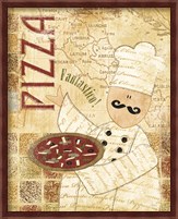 Framed 'Pizza & Pasta I' border=