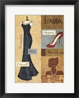 Framed Couture Paris & London IV