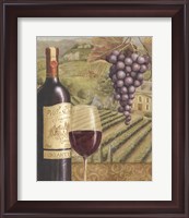 Framed French Vineyard V