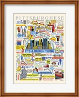 Framed Pittsburghese