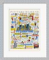 Framed Pittsburghese