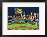 Framed PNC Park Fireworks Pittsburgh
