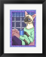Framed Coffee Cat