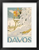 Framed Davos Skiing