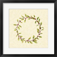 Framed Holly Wreath