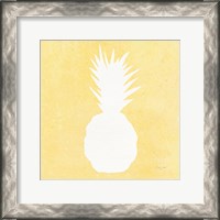 Framed Tropical Fun Pineapple Silhouette II