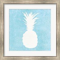 Framed Tropical Fun Pineapple Silhouette I