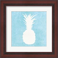 Framed Tropical Fun Pineapple Silhouette I