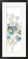 Eucalyptus III White Crop Framed Print