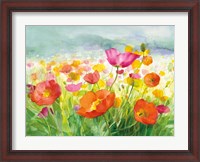 Framed Meadow Poppies