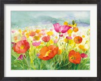Framed Meadow Poppies