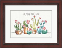 Framed Desert Bloom I