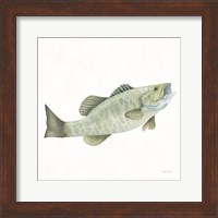Framed Gone Fishin Small Mouth