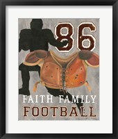 Game Day III Framed Print