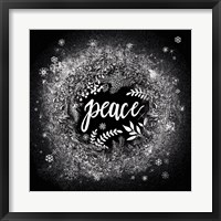 Framed Frosty Peace