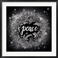 Framed Frosty Peace