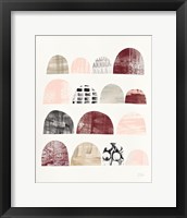 Mod Neutrals IV Blush Framed Print