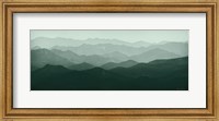 Framed Green Mountains